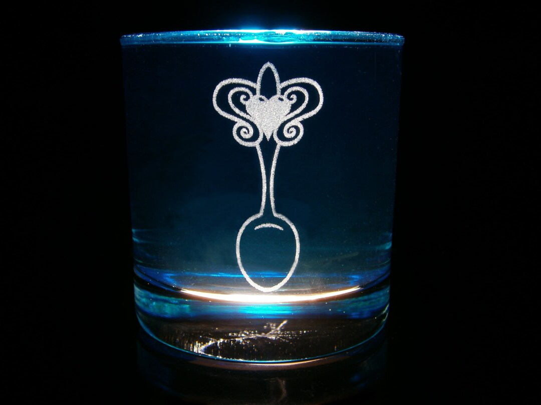 Silver Spoon Cutie Mark Rocks Glass Etsy