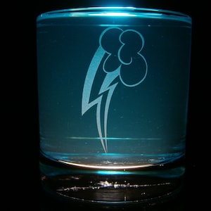 Rainbow Dash Cutie Mark rocas vidrio