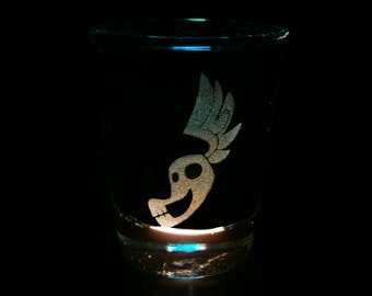 Shadow Bolts Symbol  - shot glass