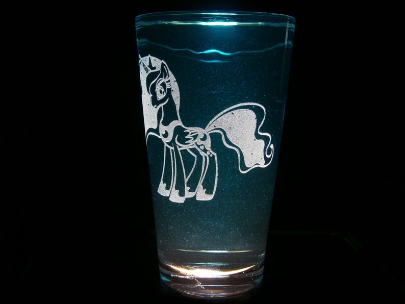 Princess Luna Full Body Pint Glass image 3