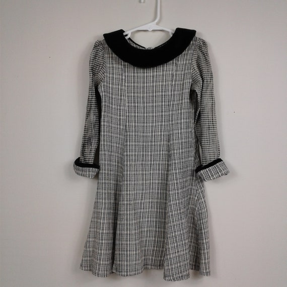 Vintage PJ Lindberg Little Girls Checkered Dress … - image 3