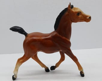 Breyer Running Foal Horse #130 Brown Spice Traditional Vintage