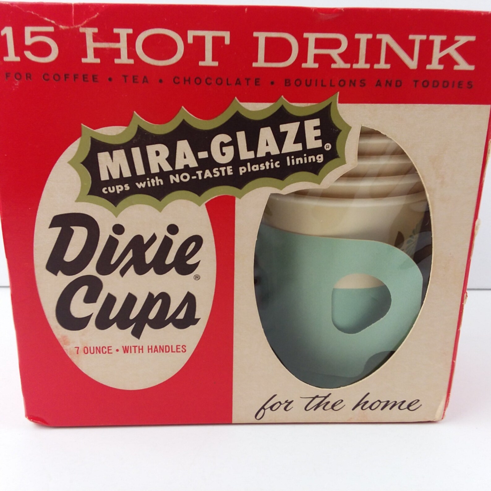 Vintage Dixie Cups Hot Drinks Cups in Sealed Package Mira Etsy