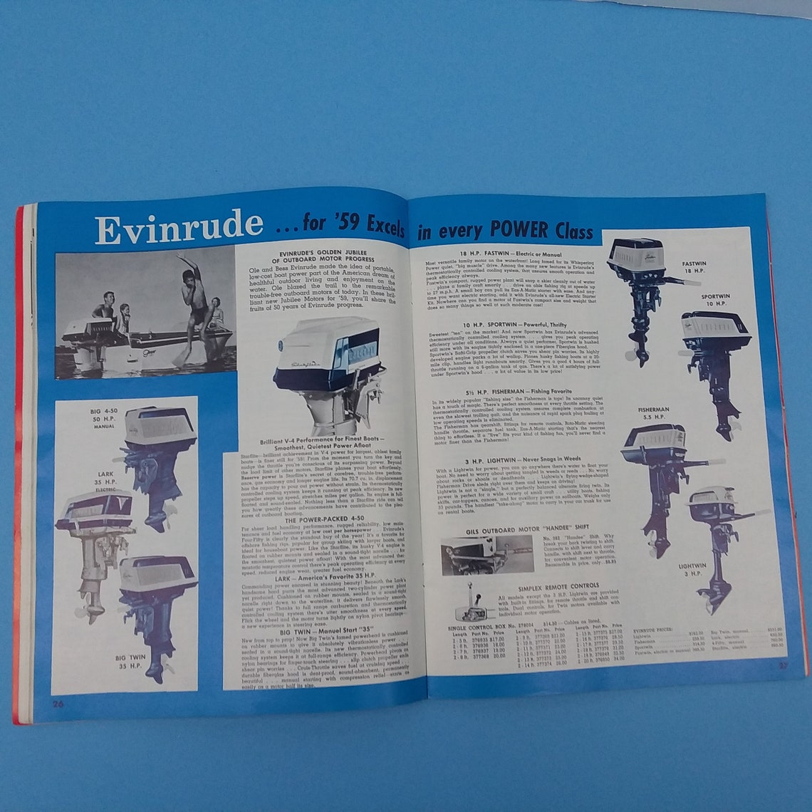 Vintage Inland Marine 1959 Boating Equipment Catalog Famous Etsy