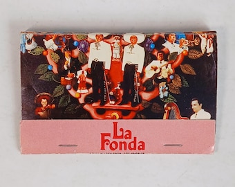 Vintage Matchbook La Fonda Mexican Restaurant Los Angeles California
