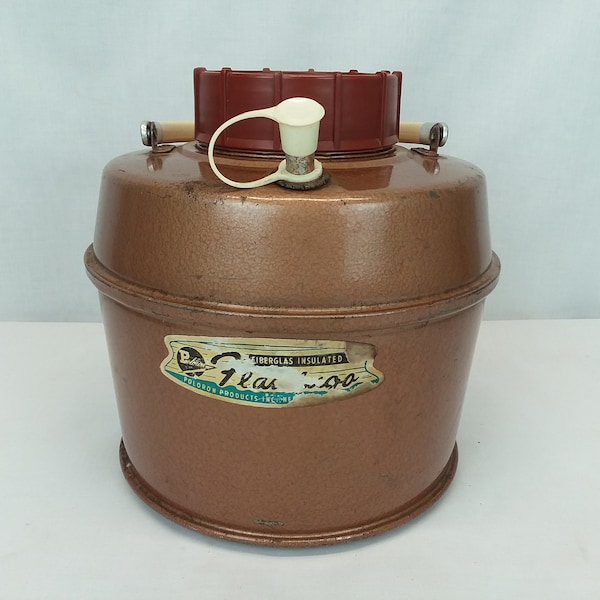 Metal Thermos Cooler Etsy