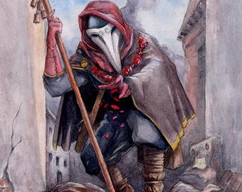 Druckmotiv: Der Pestdoktor