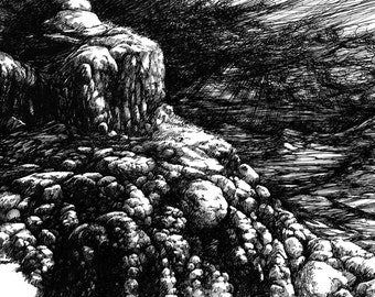 Vista de Mordor - impresión