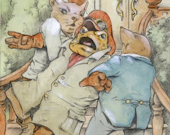 Impresión: “El viento en los sauces” – capítulo 6, “El señor Sapo”