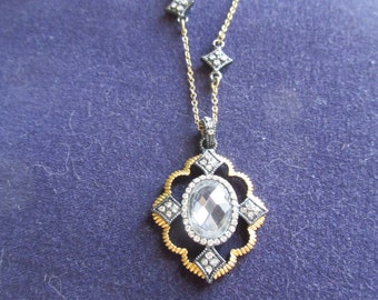 Victorian Revival Crystal Necklace