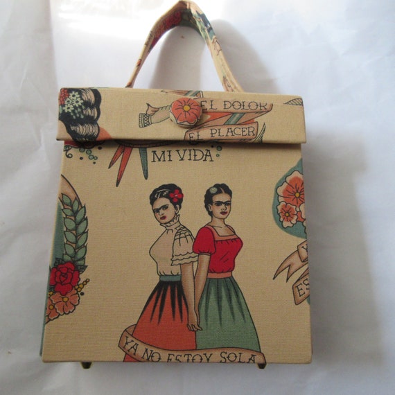 Frida Kahlo Carnation - Convertible Bag | Signare Tapestry