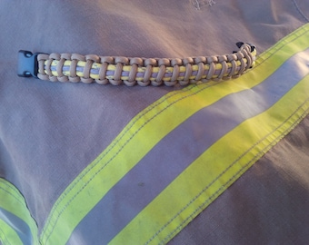 Firefighter Bunker Gear / Turn Out Gear Para Cord Bracelet