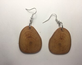 Wood earrings