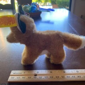Steiff Fuzzy Fox, Excellent Condition, Rare with Original Tags 1465/10