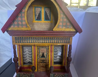 Vintage Handcrafted Dollhouse, “Bea-Jay DiArmond House”