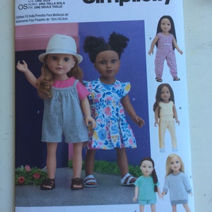 Simplicity 9500 American Girl 18” Doll Pattern “FF”