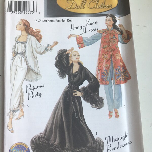 Patron De Couture Simplicity Couturier 9527 - Lingerie Pour Poupée - Neuf Non Découpé