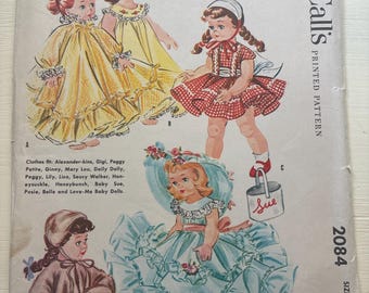 McCall’s 2084 Chubby Doll 7-8” Wardrobe - Uncut “FF”