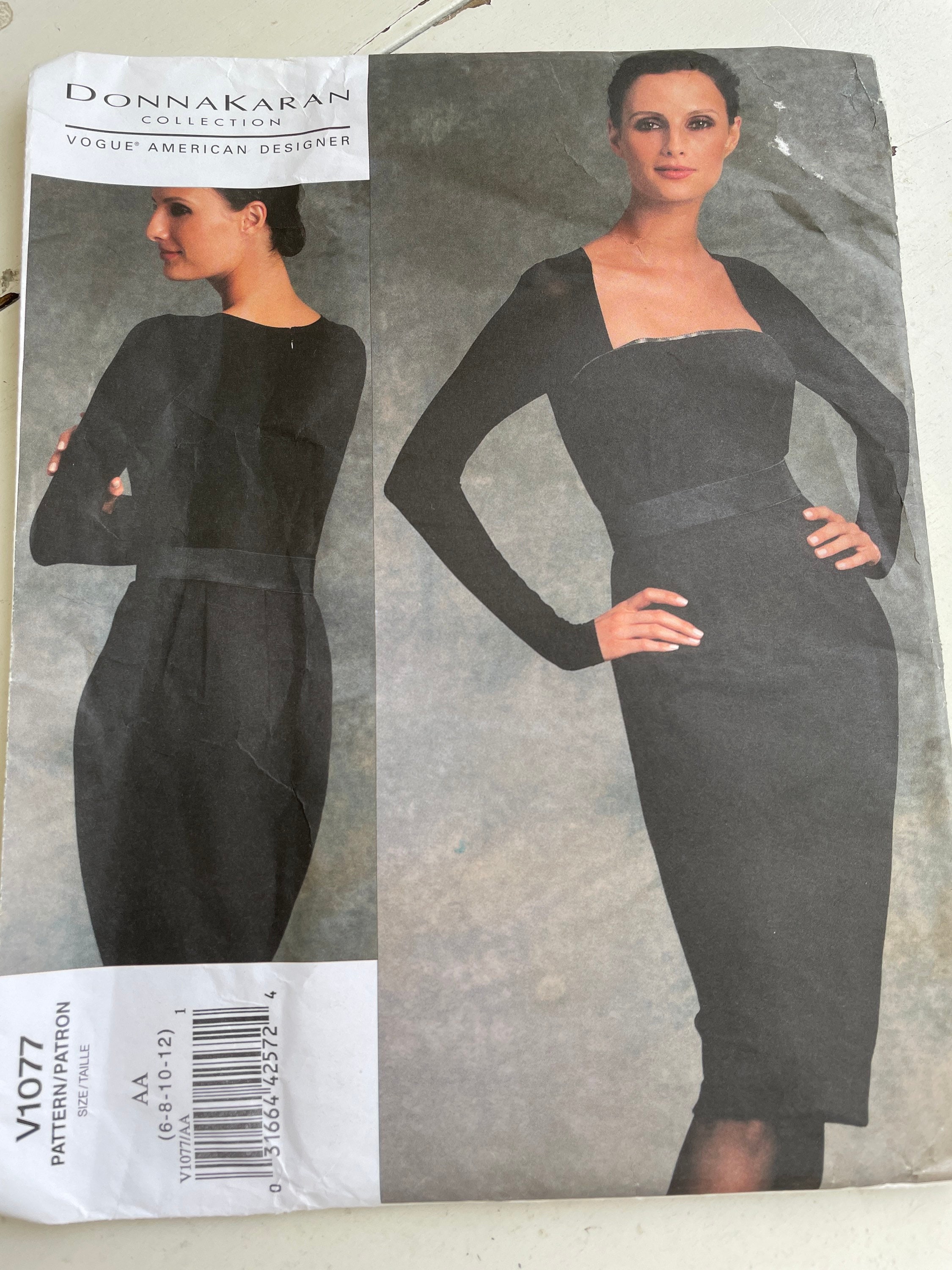 Buy Flared Dress by Donna Karan Vogue 1408 Uncut Pattern Online in