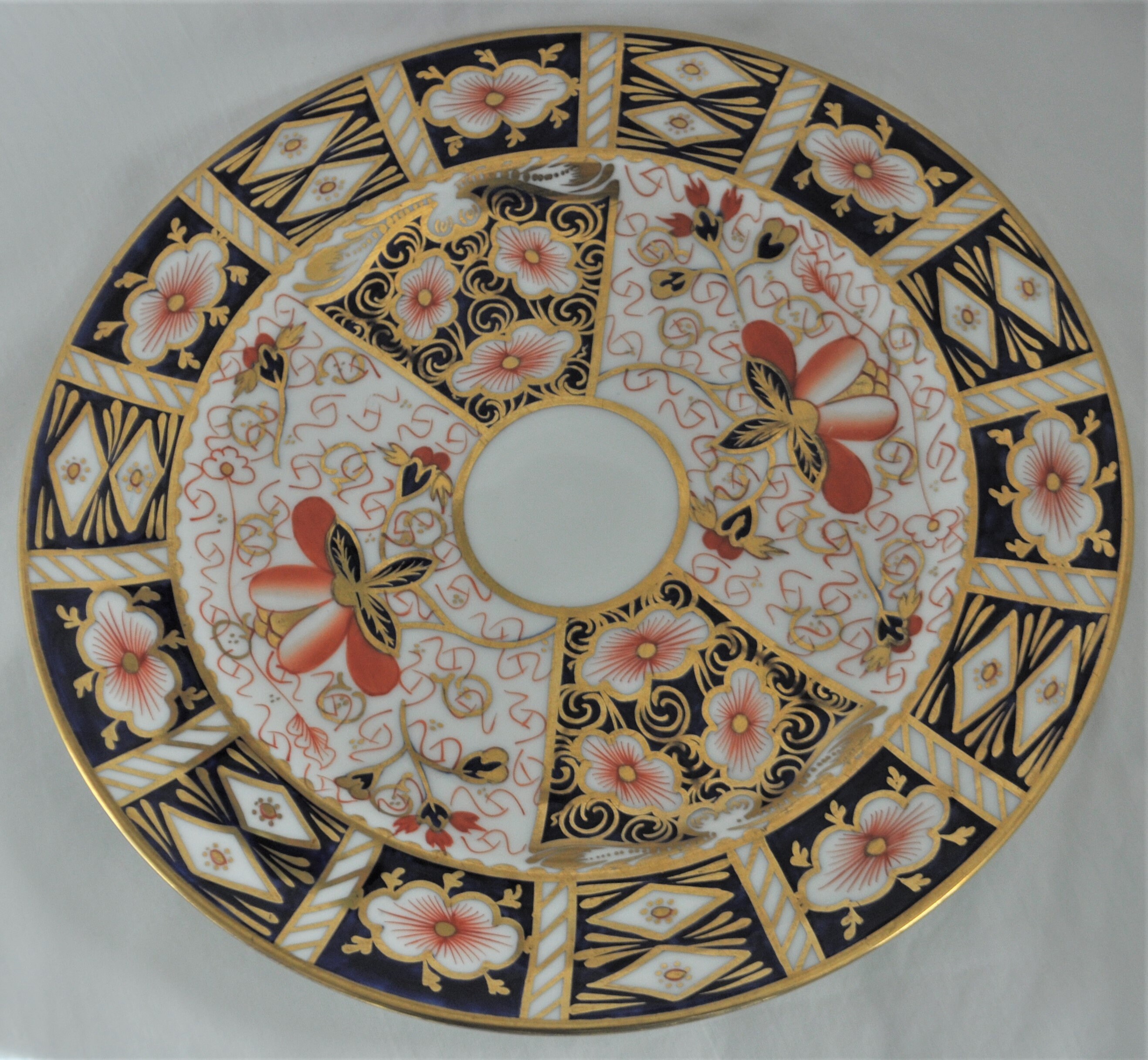  CROWN DERBY オールドイマリ2451プレート 大皿　額縁 Royal Crown Derby Traditional Imari 2451 Platter 12.75