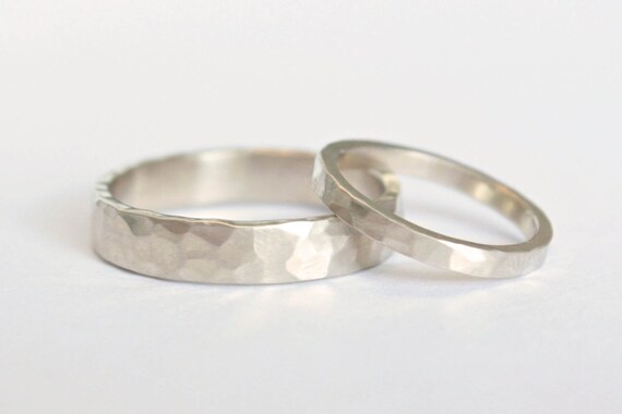 White gold sale wedding band sets