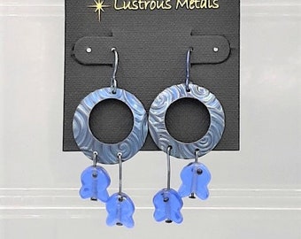 Niobium Earrings * NEW * made in California * 100% Hypoallergenic metal * Includes Gift Box *