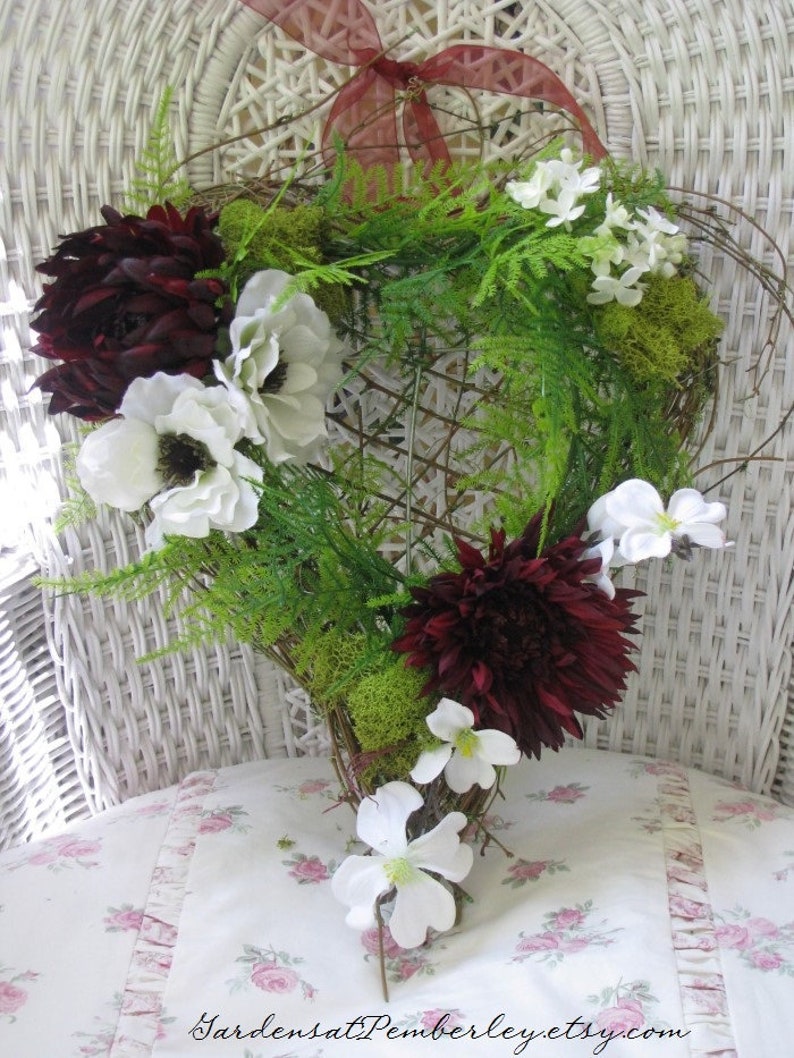 Gerbera Daisy Mum And Anemone Rustic Boho Woodland Silk Etsy