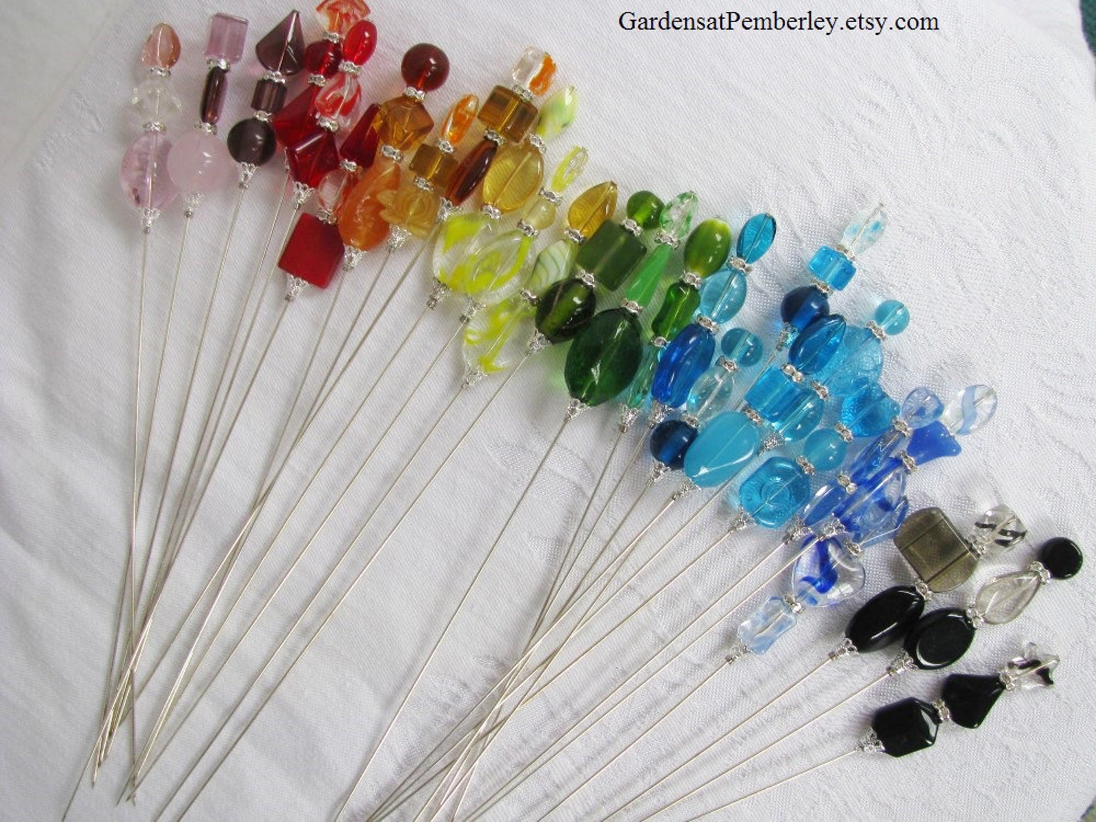 Wedding Flowers Bridal Flowers Glass Bead Bouquet Stems for Etsy