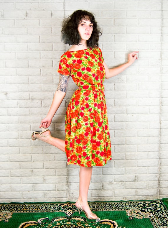 50s pinup cheap dress