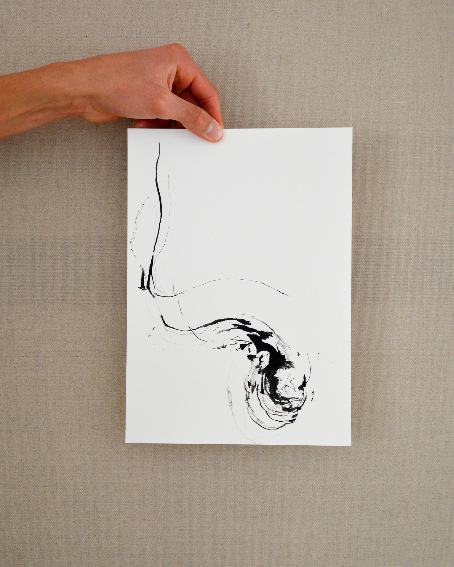 Original Abstract Art, Ink Drawing, Minimal Abstract Art, Art, Abstract ...
