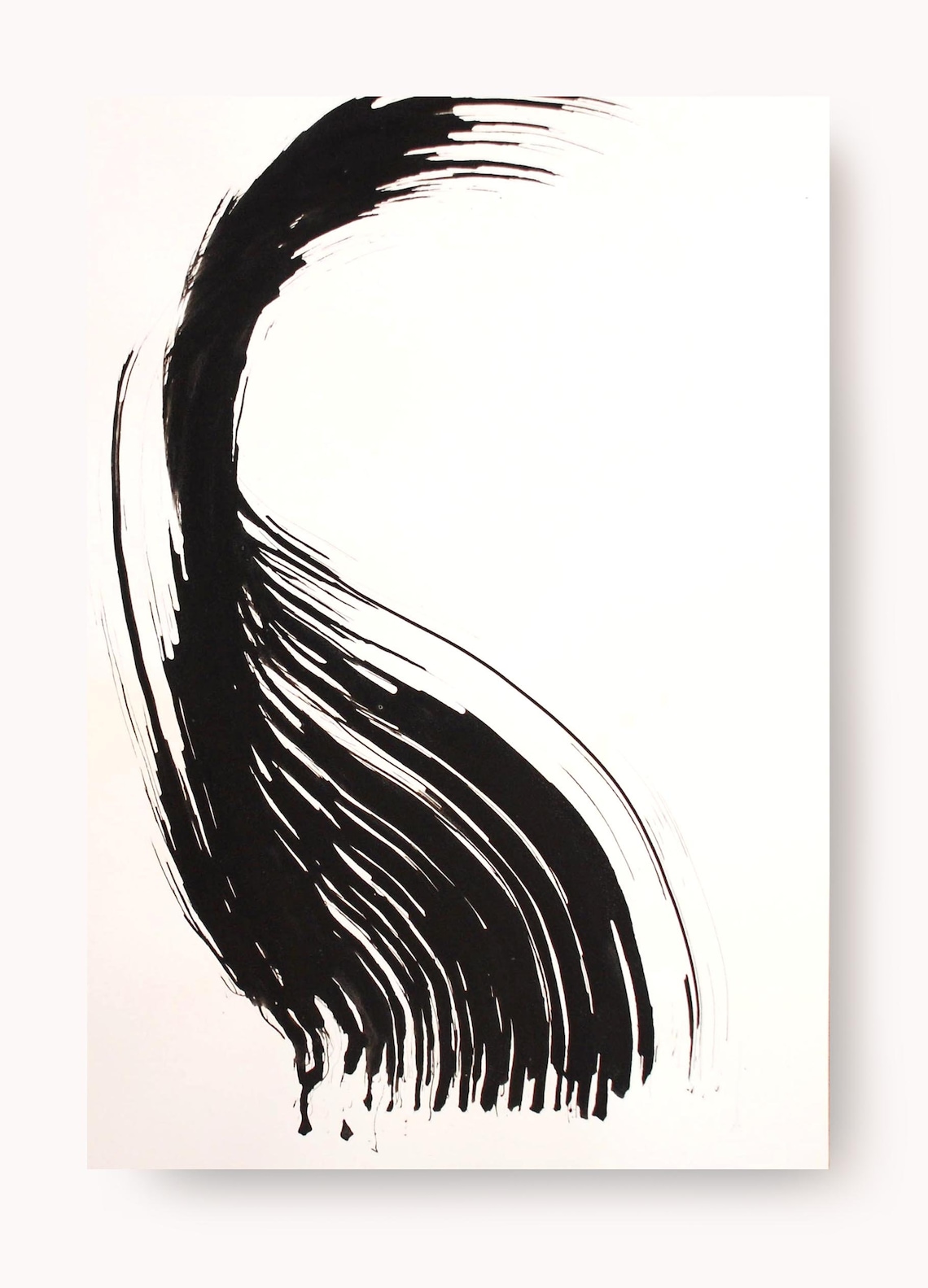 Original abstract art ink drawing original abstract ink Etsy