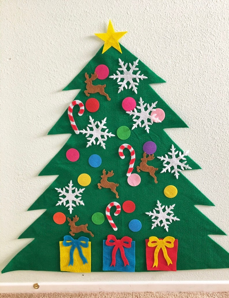 Located-USASale Felt Christmas Tree image 3