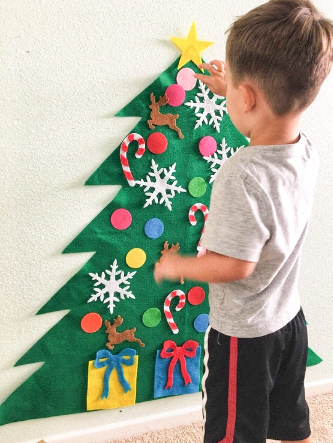 Felt Christmas Tree Kit Etsy