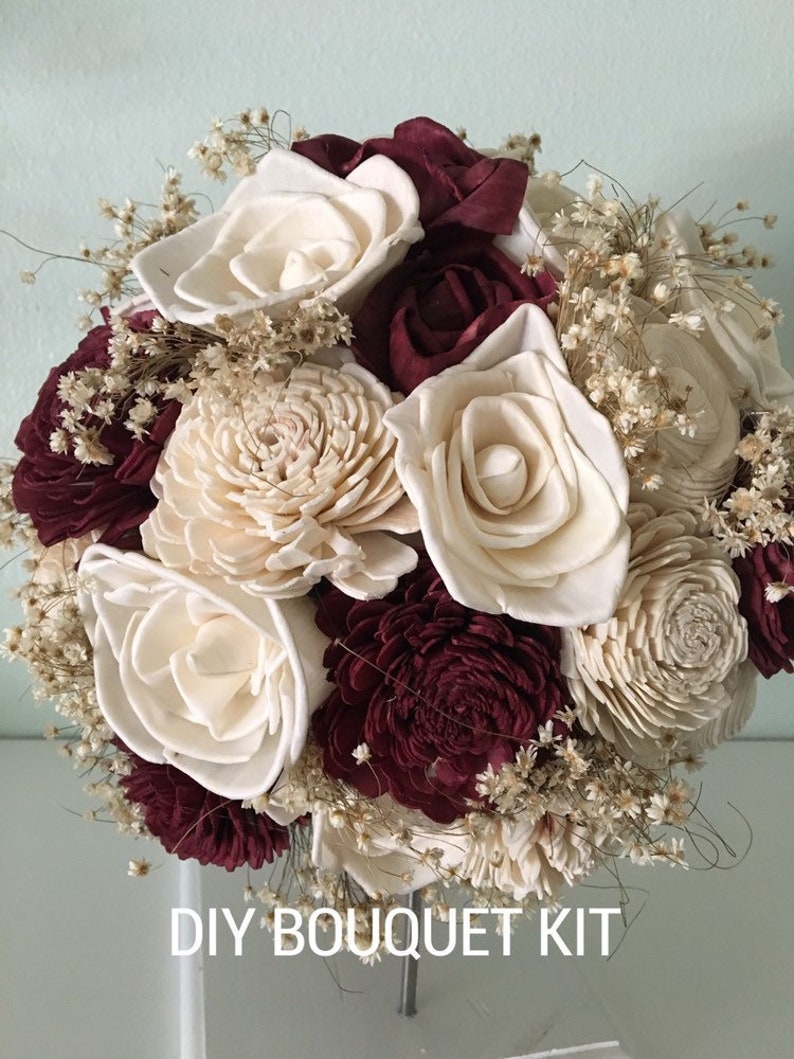 Diy Bouquet Kit Create Your Own Wedding Bouquet Etsy - image 0