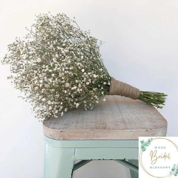 Baby's Breath collectie-boeket van gedroogde Baby's Breath bruiloft bruidsboeket