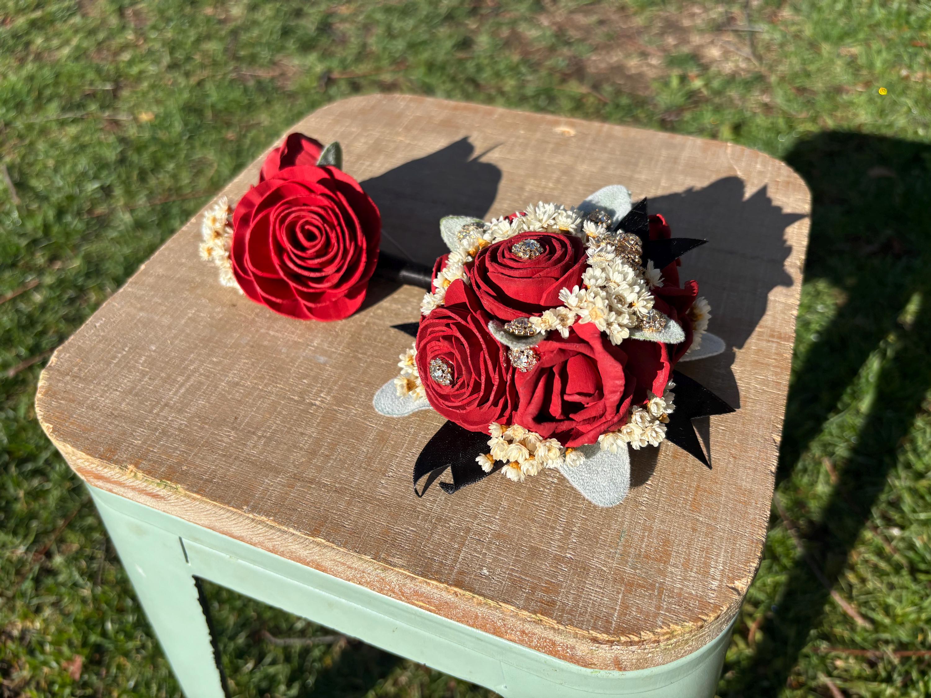 open lace back dress Amazon.com: Campsis Red Rose Wrist Corsage, Gold-Accented Artificial  Flowers with Satin Ribbon, Set of 2, Wedding and Prom Formal Wear : Home &  Kitchen main image 1