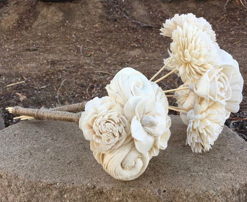 Simple Beauty Collection DIY Wood Flower Bouquet Kit Sola Etsy