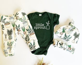 Baby little sprout, Plant baby gifts, Plant lovers baby gifts, Plant baby gender neutral, Plant baby shower, Plant gifts for babies