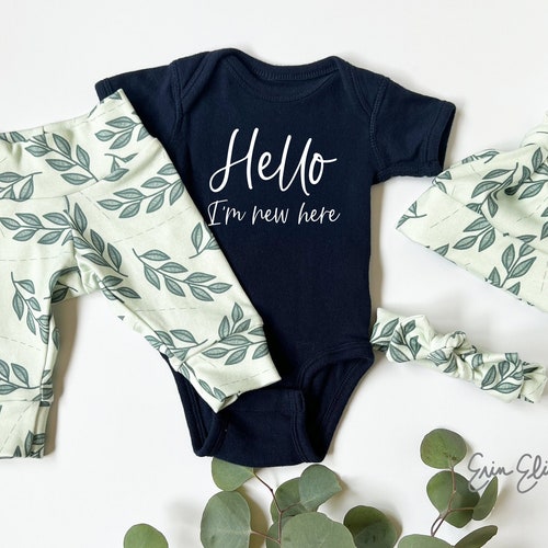 Gender Neutral Coming Home Outfit // Baby Boy Coming Home - Etsy