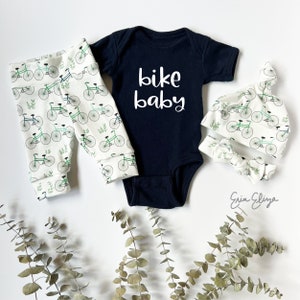 Bike baby gift, Biking baby gift, Bike coming home outfit, baby boy bike outfit, bike baby shower, cycling baby shower, cycling baby