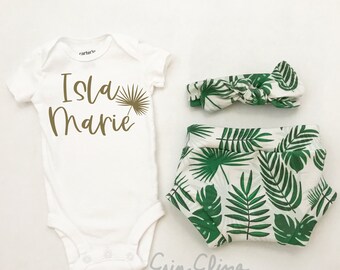 baby tropical outfit