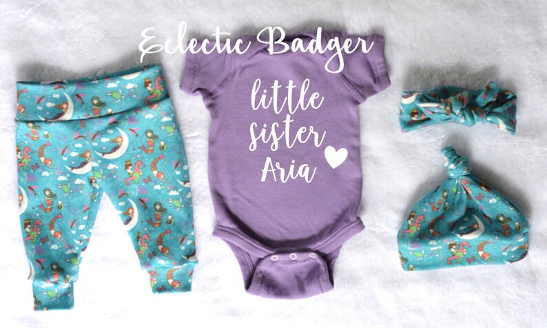 mermaid baby girl outfit