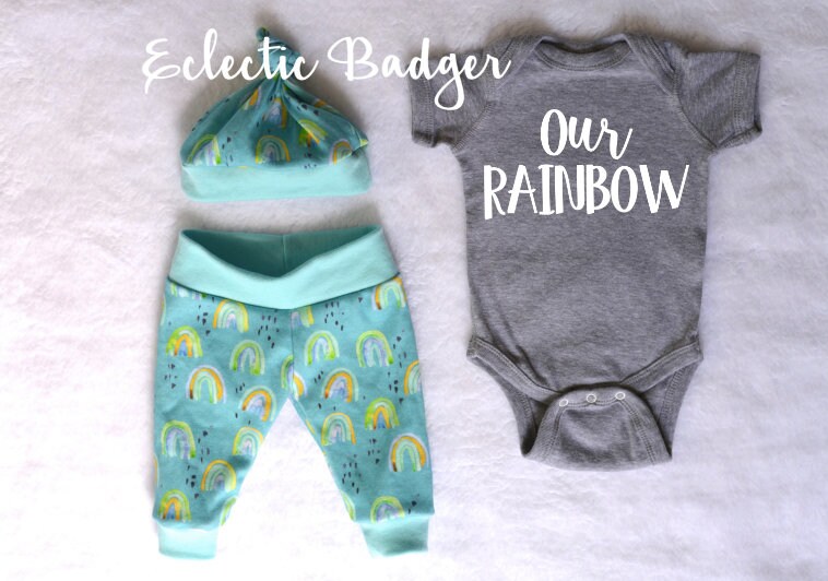 Baby rainbow boy Rainbow baby clothing Coming home outfit Etsy