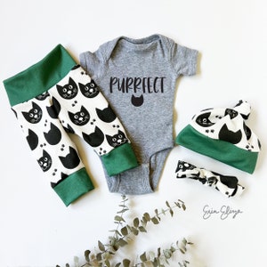 Purrfect baby, Purrfect cat outfit, Cat baby gifts, Coming home outfit cats, Baby boy cat clothing, Baby boy cat shirt