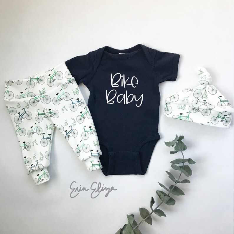 baby boy bike outfit Bike baby gift Biking baby gift bike baby shower cycling baby cycling baby shower Bike coming home outfit
