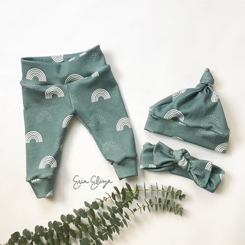 Gender Neutral Rainbow Baby Coming Home Outfit Gender Neutral Etsy