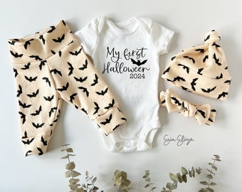 First halloween baby, Halloween baby clothing, Batty baby, newborn Halloween clothing, bat baby gift, baby boy halloween