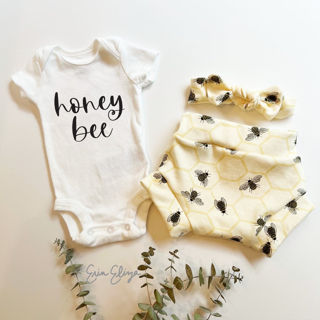 Honey Bee Coming Home Outfit Baby Girl, Bumblebee Outfit Girl, Honey ...