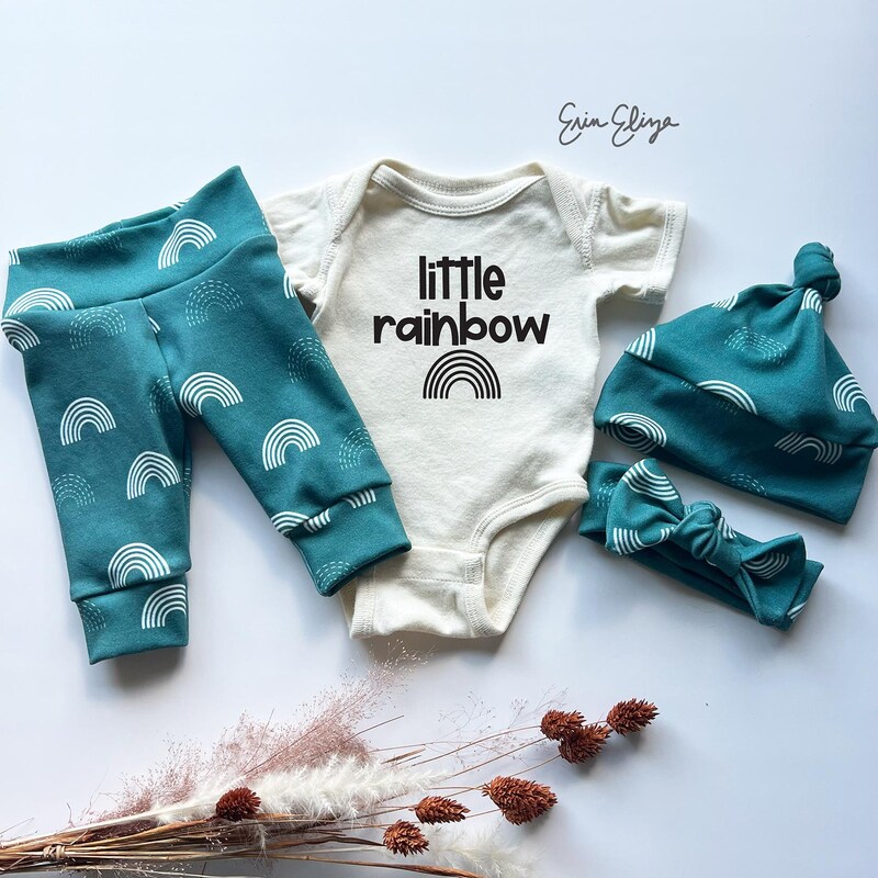 Rainbow Baby Clothes - Etsy