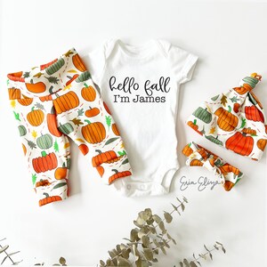 Baby boy coming home outfit pumpkins, Pumpkin coming home outfit, little pumpkin outfit baby, Halloween coming home outfit personalized